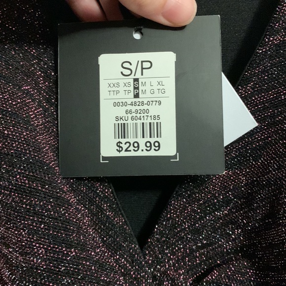 Sparkle Long Sleeve Twist Dress - Picture 3 of 5